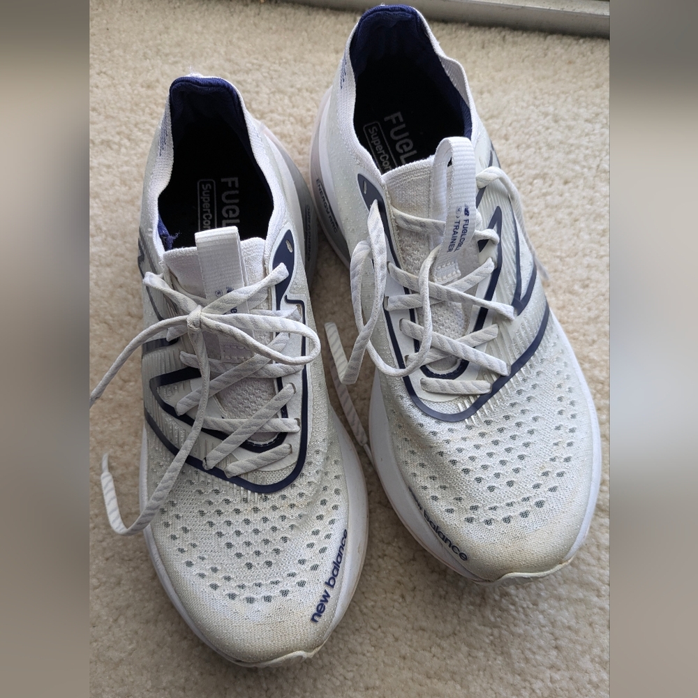 New Balance Supercamp Trainer Fuel cell Athletic Carbon Running Shoes white